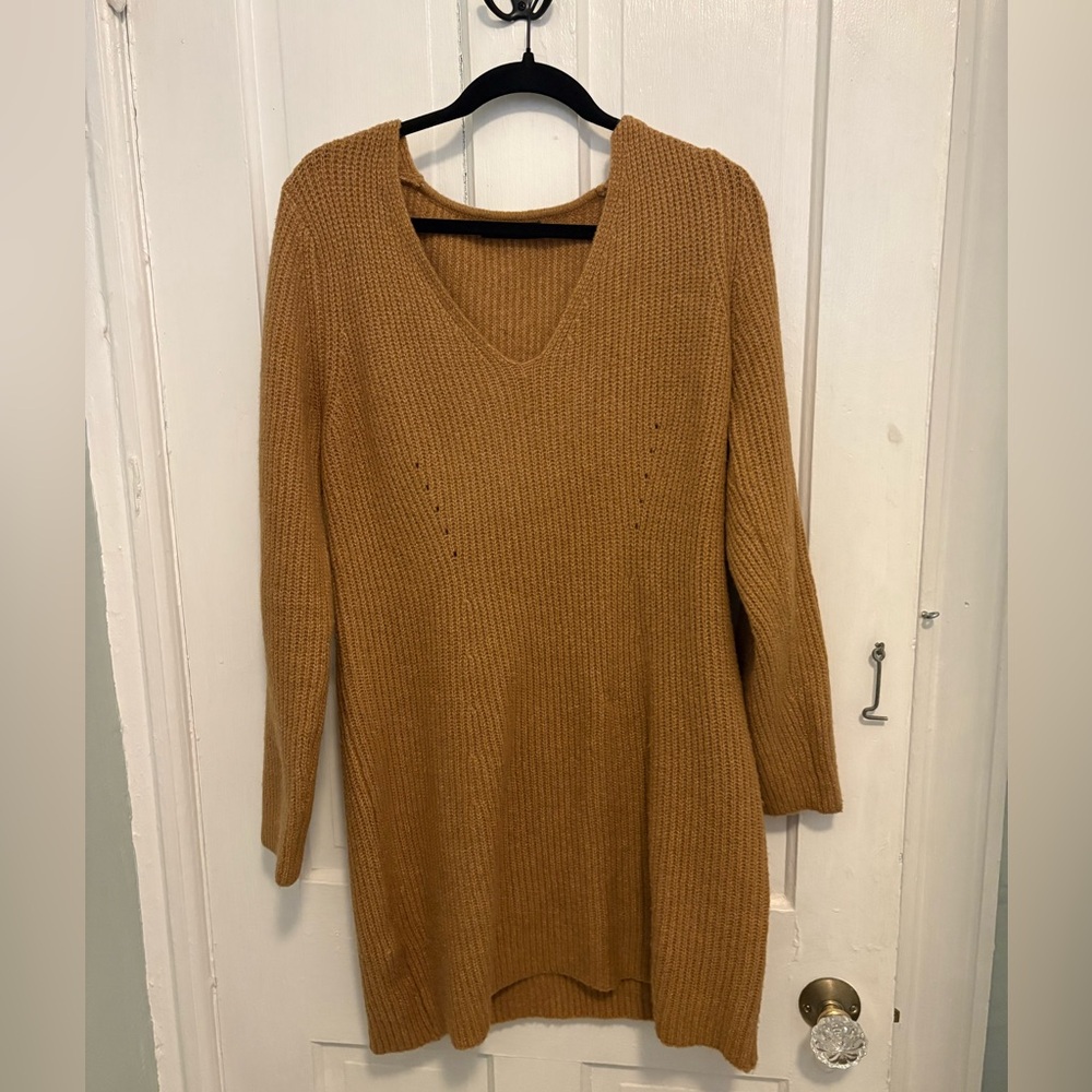 XXL Mango brown sweater dress